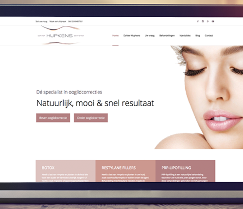 Vernieuwde website Dokter Hupkens Esthetiek!