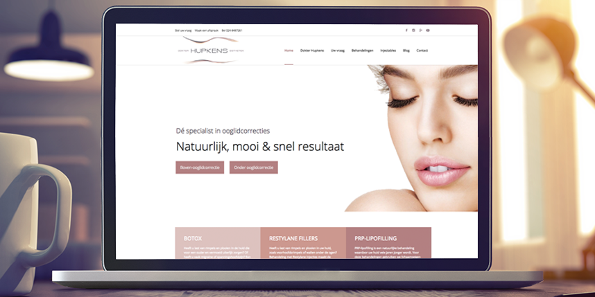 Vernieuwde website Dokter Hupkens Esthetiek!