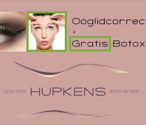 Gratis Botox behandeling bij ooglidcorrectie